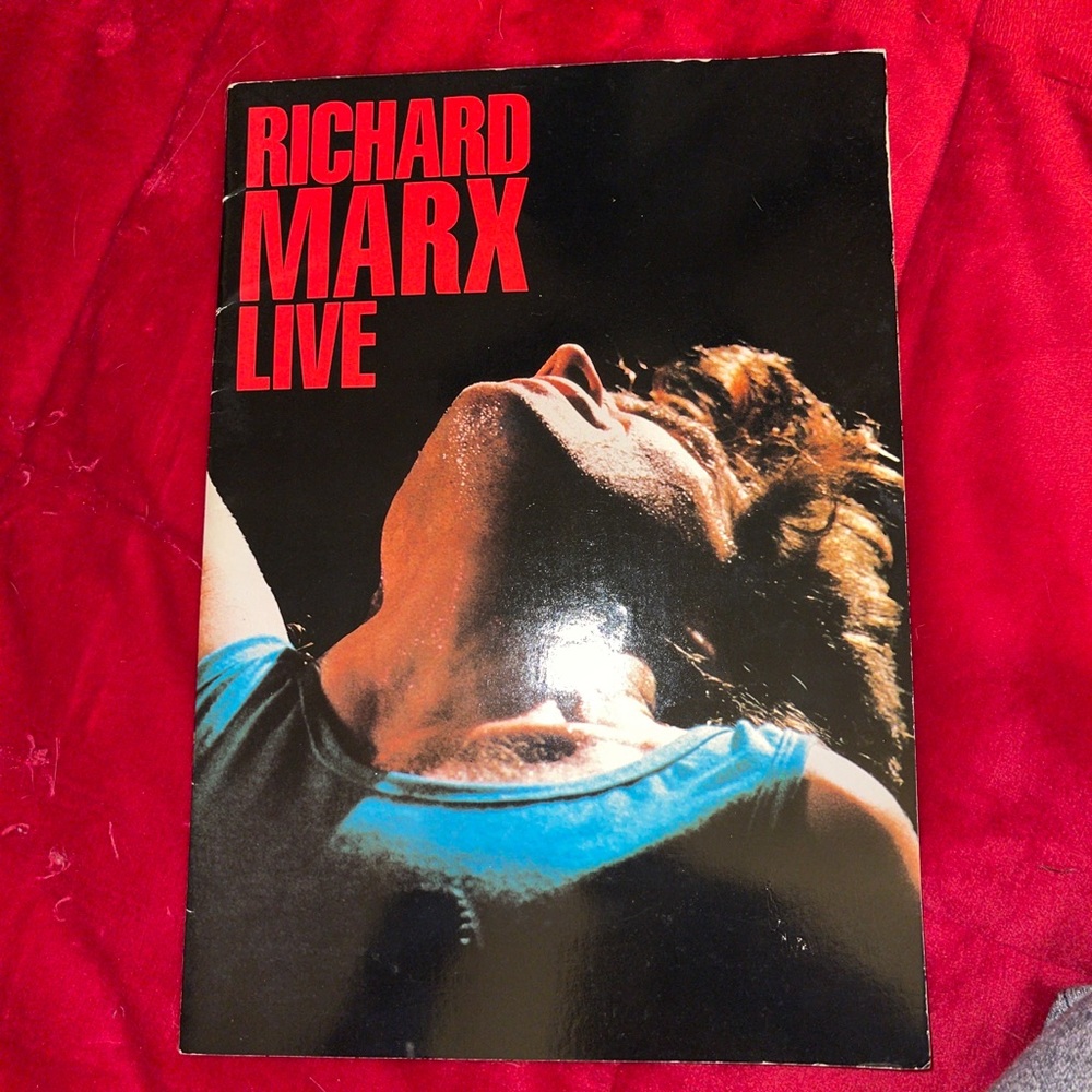Richard Marx Live Concert Tour Program 1988